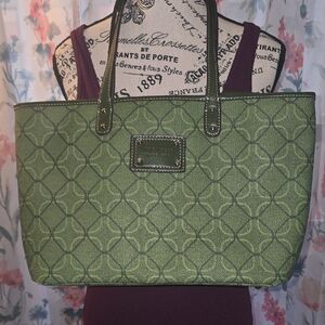 Nine West Green Tote Bag